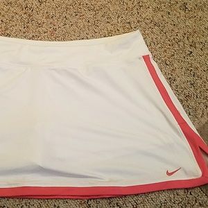 Nike Dry Fit Pink with White Tennis Skirt, size xl